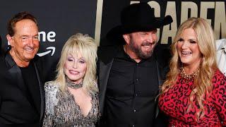 Garth Brooks and Dolly Parton speak with The Dallas Morning News