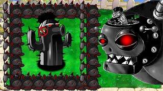 1 Doom Gatling Cactus X Doom Shroom vs Doom Dr.Zomboss Giga Gargantuar - Plants vs Zombies Hack