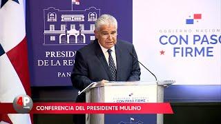 Conferencia del presidente de Panamá, José Raúl Mulino: 22 de agosto de 2024