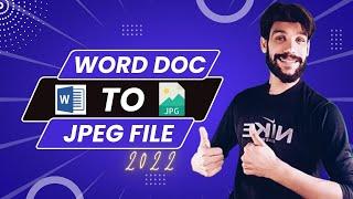 How to Convert Word File to JPEG Image for Free