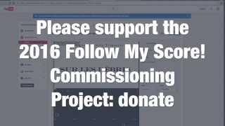 2016 Follow My Score! Campaign Video
