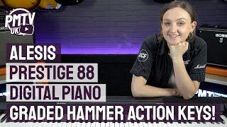 Alesis Prestige Digital Piano - 88 Graded Hammer Action Keys! - Review & Demo