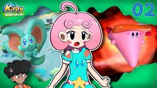 CONE KIRBY FALLS INTO A BLACK HOLE - Let's Play (Blind) - Kirby and the Forgotten Land - Part 2