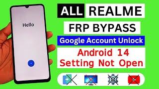 All Realme Android 14 Frp Bypass | Fix Setting Not Open | Google Account Bypass 2025 New Update