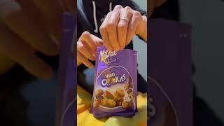 MILKA MINI COOKIES #shorts #food #satisfying #asmr #2023