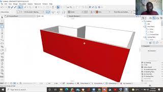 How to  do setting and drawing a wall using Archicad 20