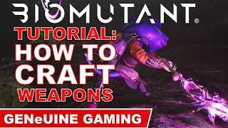 Biomutant: How To Craft Weapons