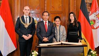 Presiden Jokowi dan Ibu Iriana Kunjungi Town Hall Hannover, 16 April 2023