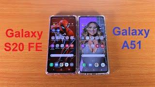 Galaxy S20 FE 5G Vs  Galaxy A51 Speed Test