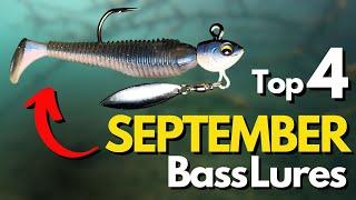 Top 4 September Bass Lures and WHY - Underwater Footage