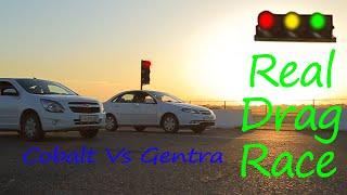 Drag race Cobalt vs Gentra (lacetti) tashkent узбекистан