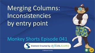 Merging Columns with Power Query - Monkey Shorts Episode 041