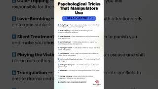 Psychological Tricks Manipulators Use to Control You | Brain & Buzz