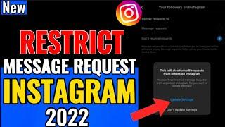 How to Turn Off Message Request on Instagram 2022 | Stop Message Request on Instagram