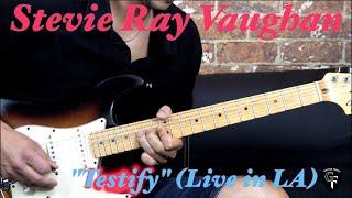 Stevie Ray Vaughan - "Testify" - Blues Guitar Cover