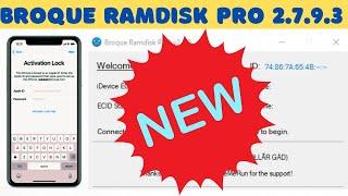 (UPDATE) Broque Ramdisk PRO 2.7.9.3 2024: Bypass Passcode & Hello Screen for iOS 9-17 FREE!