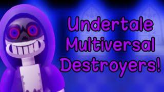 Undertale Multiversal Destroyers! || Mirrored Dust Sans Gamepass Showcase