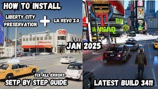 How to install LA Revo 2.0 + Liberty City Preservation in GTA 5 | v3411 | 2025