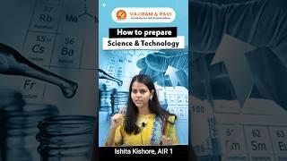 Ishita Kishore AIR-1 How to prepare Science and Technology #vajiramandravi