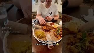 We tried Ethiopian food for the first time in Australia 