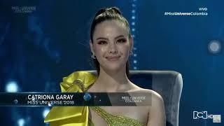 Catriona Gray as Miss Universe Colombia 2020 judge