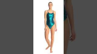 Claire Gerhardstein Mermaid wing One-piece