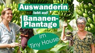 Haus vom Vulkan zerstört: Diese Schweizer Auswanderin lebt im Tiny-House auf einer Bananen-Plantage