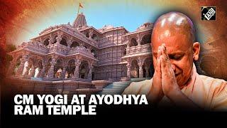 UP CM Yogi Adityanath takes stock of construction of Ram Mandir in Ayodhya