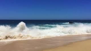 Fishing on a windy day at Pedregal Beach in Cabo San Lucas