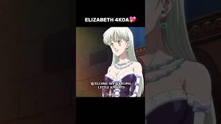 Elizabeth in Seven Deadly Sins 4 knights of the apocalypse #anime #sevendeadlysins #shorts