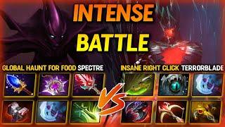 INTENSE BATTLE BETWEEN GLOBAL HAUNT FOR FOOD SPECTRE VS. WORLD BEST RIGHT CLICK TERRORBLADE DOTA 2