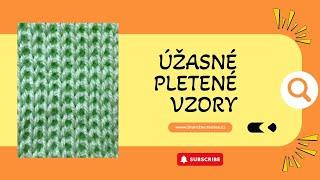 5. Úžasné pletené vzory  - Vzdušný žebrovaný vzor