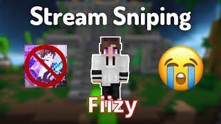 Stream Sniping ItsFiizy (Rage Quit!)