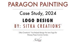 Paragon Painting Logo Design — Case Study by Sitka Creations ®