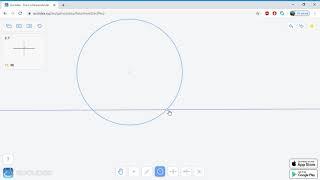 2.7 Euclidea - Erect a Perpendicular - Soluce 1L 3E
