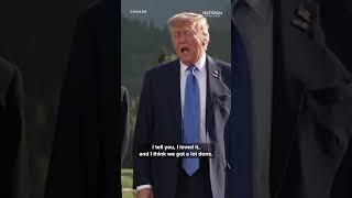 President Trump leaves G7 Summit early