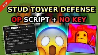 *NEW* Stud Tower Defense OP Script ( INFINITE MONEY, ALL CRATES, MAX UNIT )