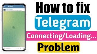 Telegram loading problem | how to fix connecting problem in telegram | Telegram Connecting Problem