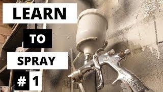 Beginner's guide to spraypainting /learn how to spray/woodworking