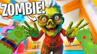GRANNY TURNED ME INTO A ZOMBIE! (I am Cat VR)