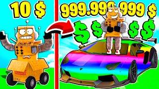 САМАЯ КРУТАЯ В МИРЕ ФАБРИКА МАШИН 2 серия НУБ И ПРО ВИДЕО ROBLOX Car Factory Tycoon