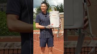 The most portable ball machine! (Not out yet) it is called the Nisplay L1 #tennis #tennisshorts