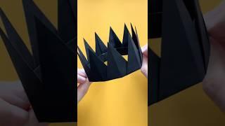 How to make easy origami crown #origami #diy #papercraft #paperfolding #papercrown