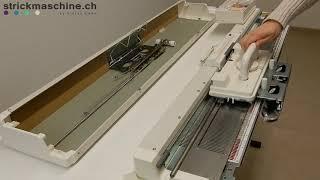 Aufbau einer Strickmaschine