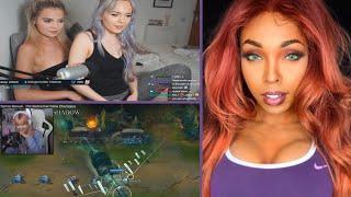 Stream Girls playing and reacting to SENNA | BEST LOL MOMENTS