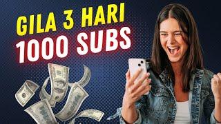 Trik Sesat‼️Cara Cepat Dapat 1000 Subscriber Tanpa Sub4sub