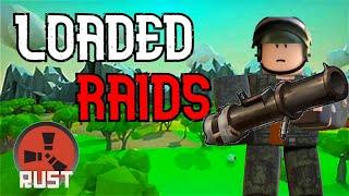 CRAZY 15 Rocket RAIDS in Trident Survival (Roblox Rust)