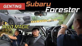 Subaru Forester Proves The SAWD Works On A  Wet Genting Drive| YS Khong Driving