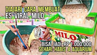 IDE USAHA ES VIRAL 2023‼️BONGKAR RESEP ES MILO PALING ENAK DAN SIMPEL UNTUNG BANYAK