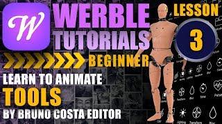 WERBLE APP PHOTO ANIMATOR • TUTORIAL LESSON 3 TOOLS ⭐️BEGINNER LEVEL